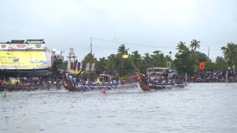 Vallamkali/ Snake boat race at Alappuzha, Kerala