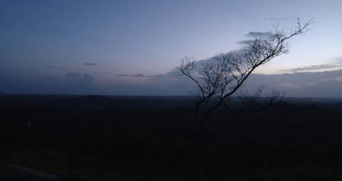 Twilight in Vellanikkal Para, Kerala