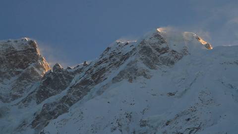 Snow-capped Himalayan Mountain ranges, Uttarakhand