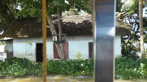 Flood-affected areas in Alappuzha during Kerala Floods 2018