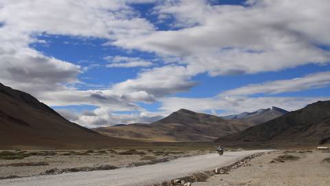 Keylong to Leh Mountain road, India