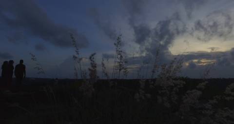 Evening sky at Madavoorpara, Kerala