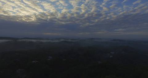 Aerial shot of Madavoorpara Hills, Kerala