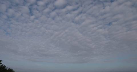 Cloud patterns in the sky