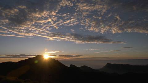 Sunrise at Rhodo Valley, Idukki