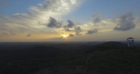 Sunset from the hilltop, Kerala