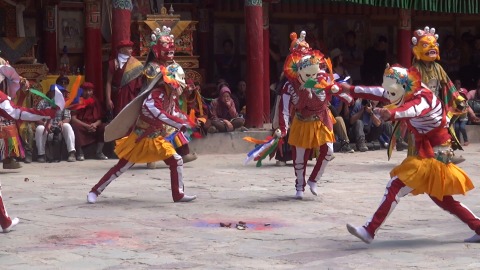 Traditional dance performed at a Cultural festival, Leh