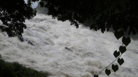 Water flow at Athirappilly Falls, Thrissur